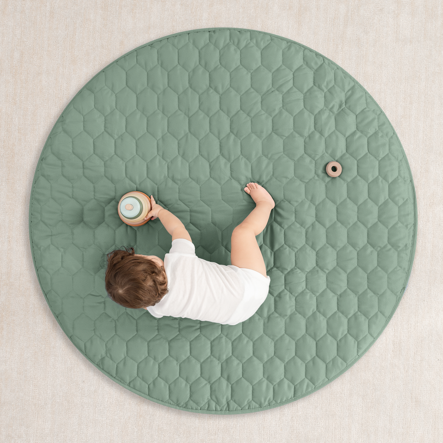 Play Mat with Non-Slip Bottom - Fern