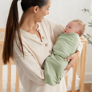 Easy Swaddle Blankets in Stone, Sage, Azul, Pack of 3 | Comfy Cubs - additional view