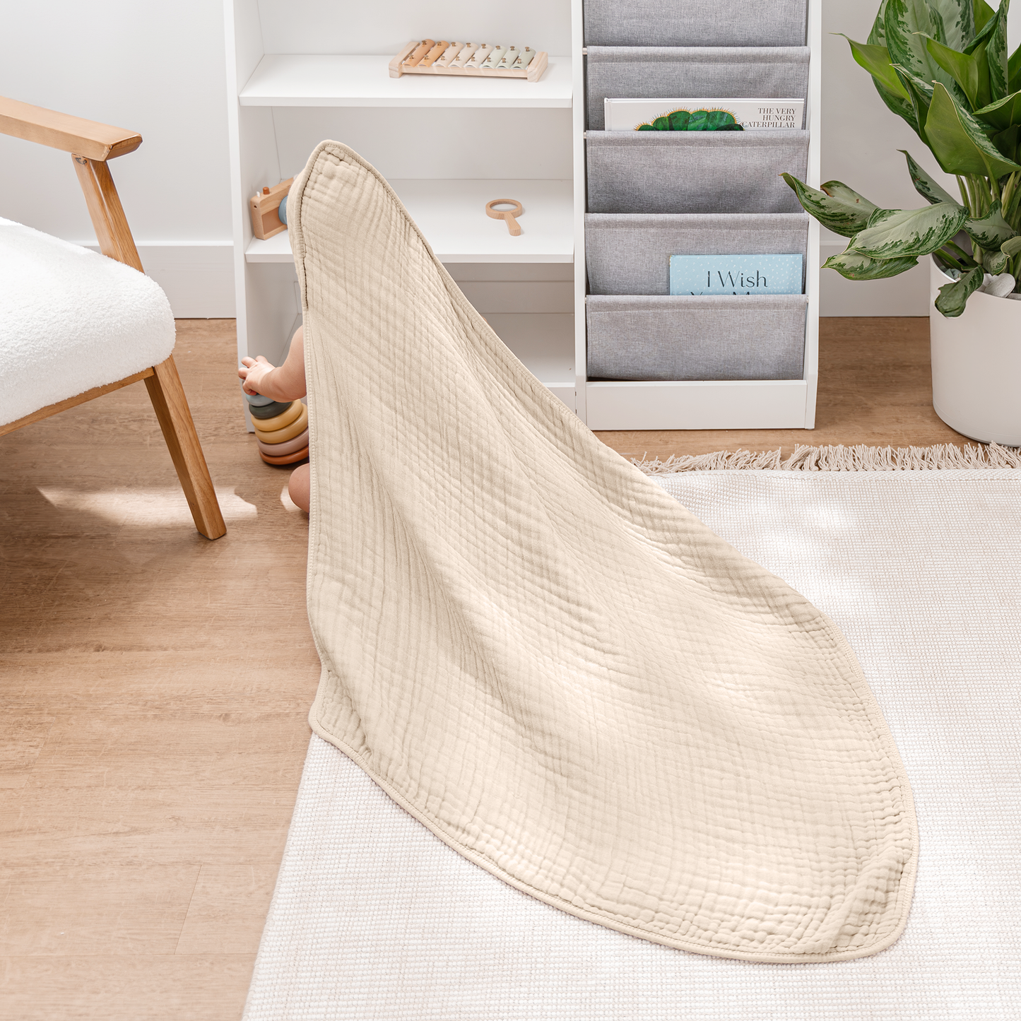 Baby Hooded Towels - Sand