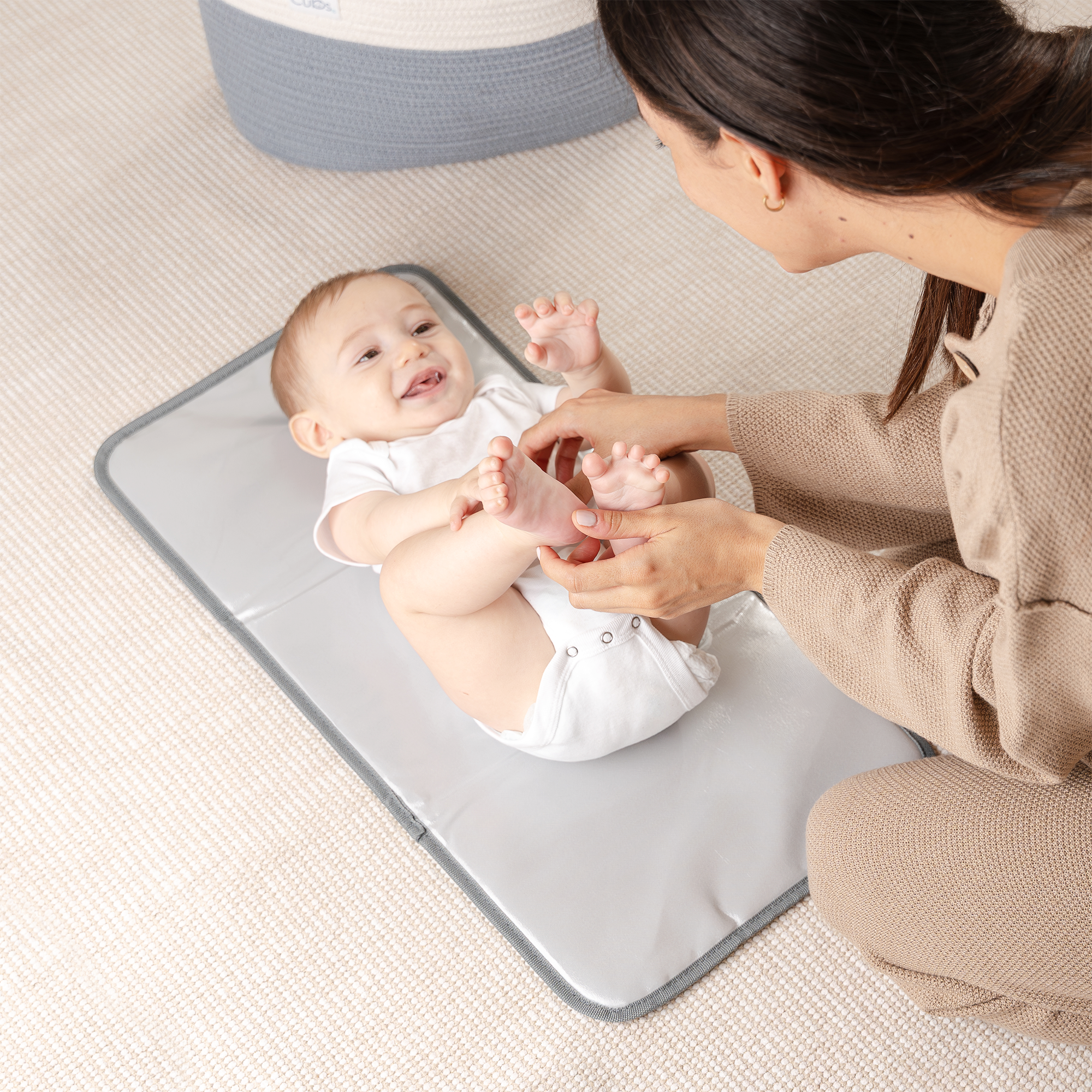 Compact Changing Pad - Sea Blue