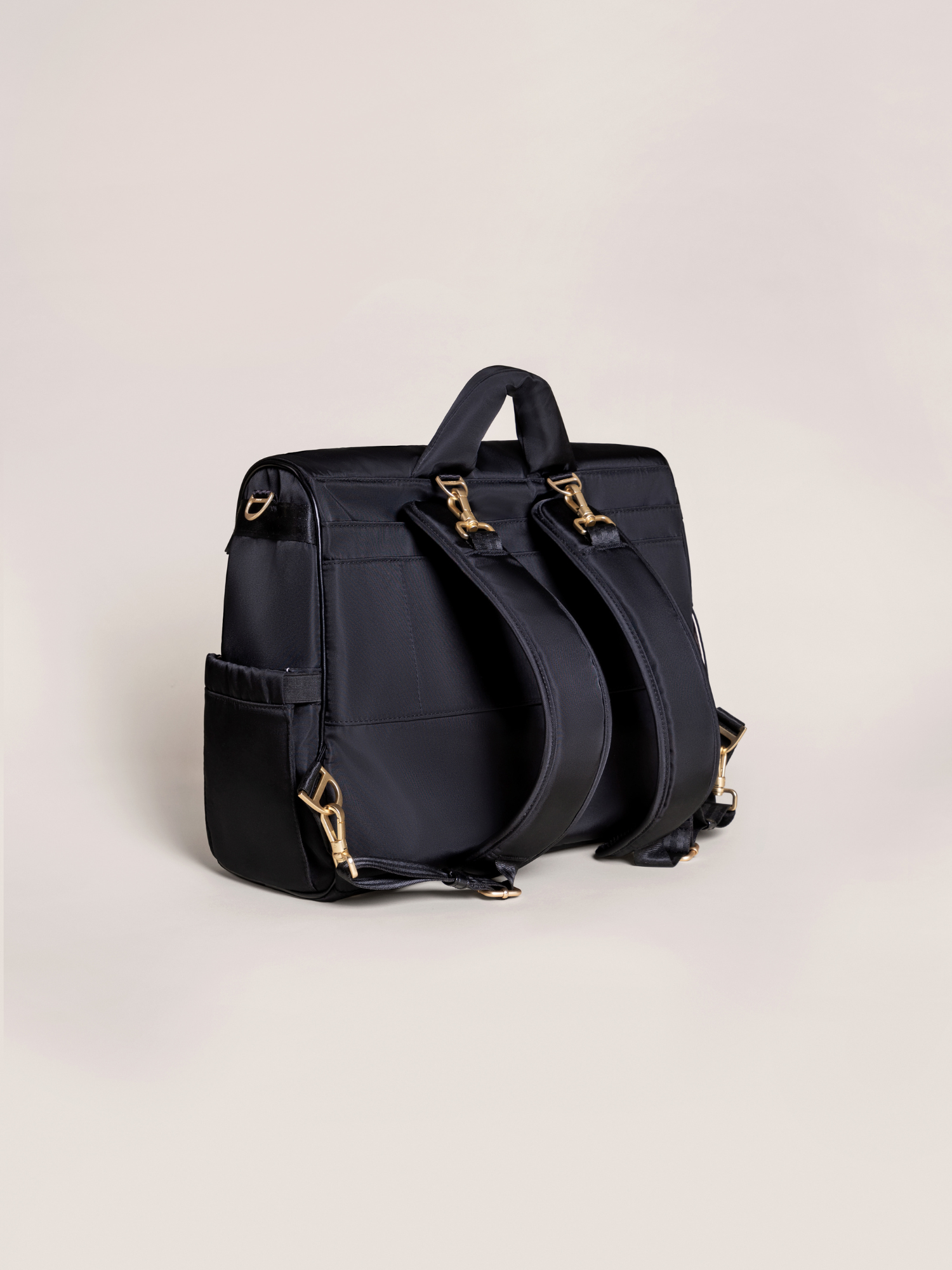 Satchel Diaper Bag - Black | JuJuBe - additional view