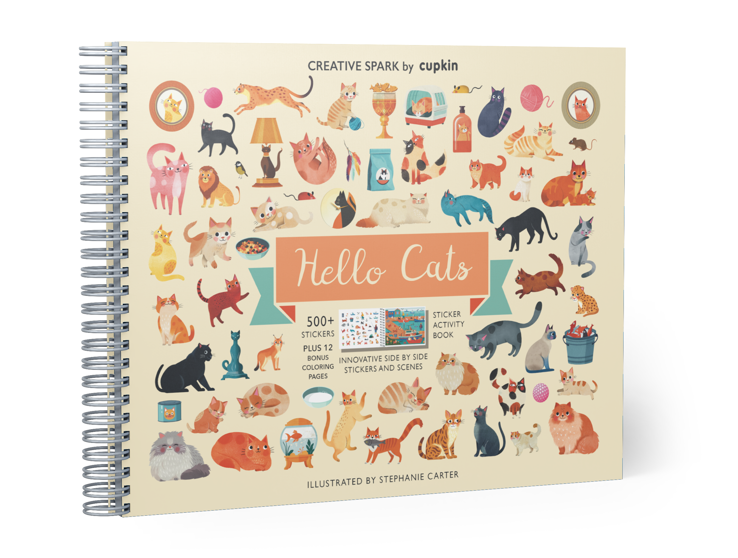 Hello Cats Sticker Book