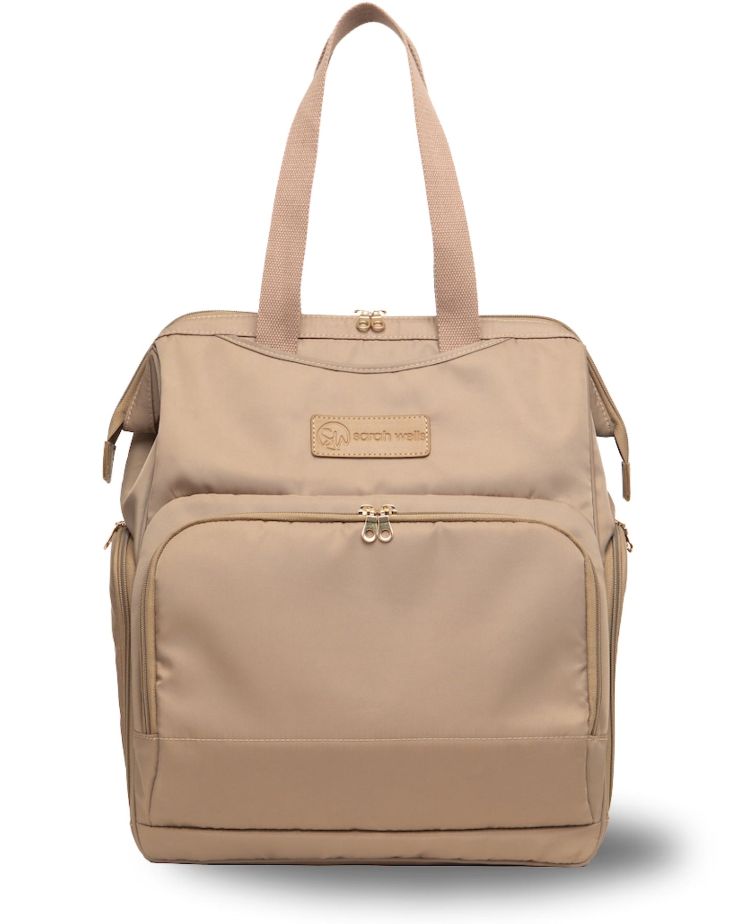 Sarah Wells Norah Breast Pump Backpack – Pumping Bag with Insulated Milk Storage, Laptop Sleeve & Wide-Open Frame