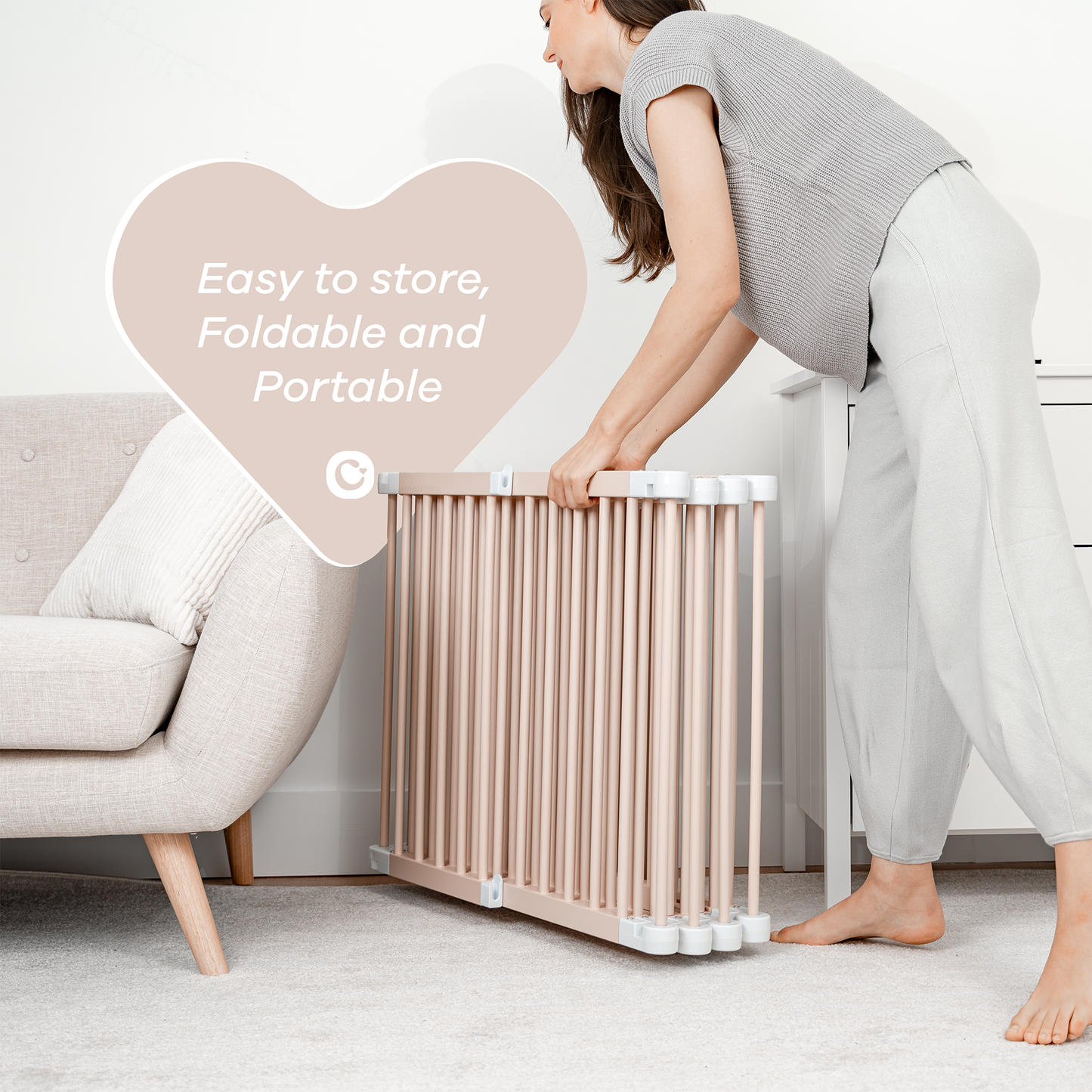 Playpen for Toddler and Babies in Blush