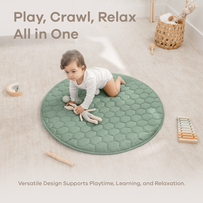 Play Mat with Non-Slip Bottom - Fern
