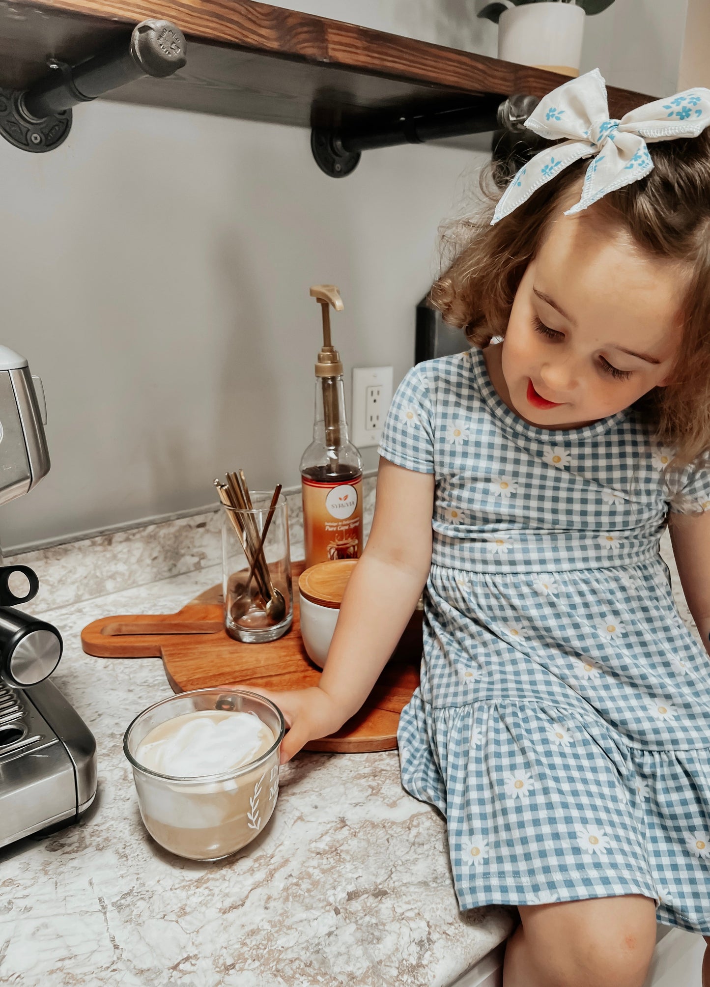 Mama Era Glass Latte Mug