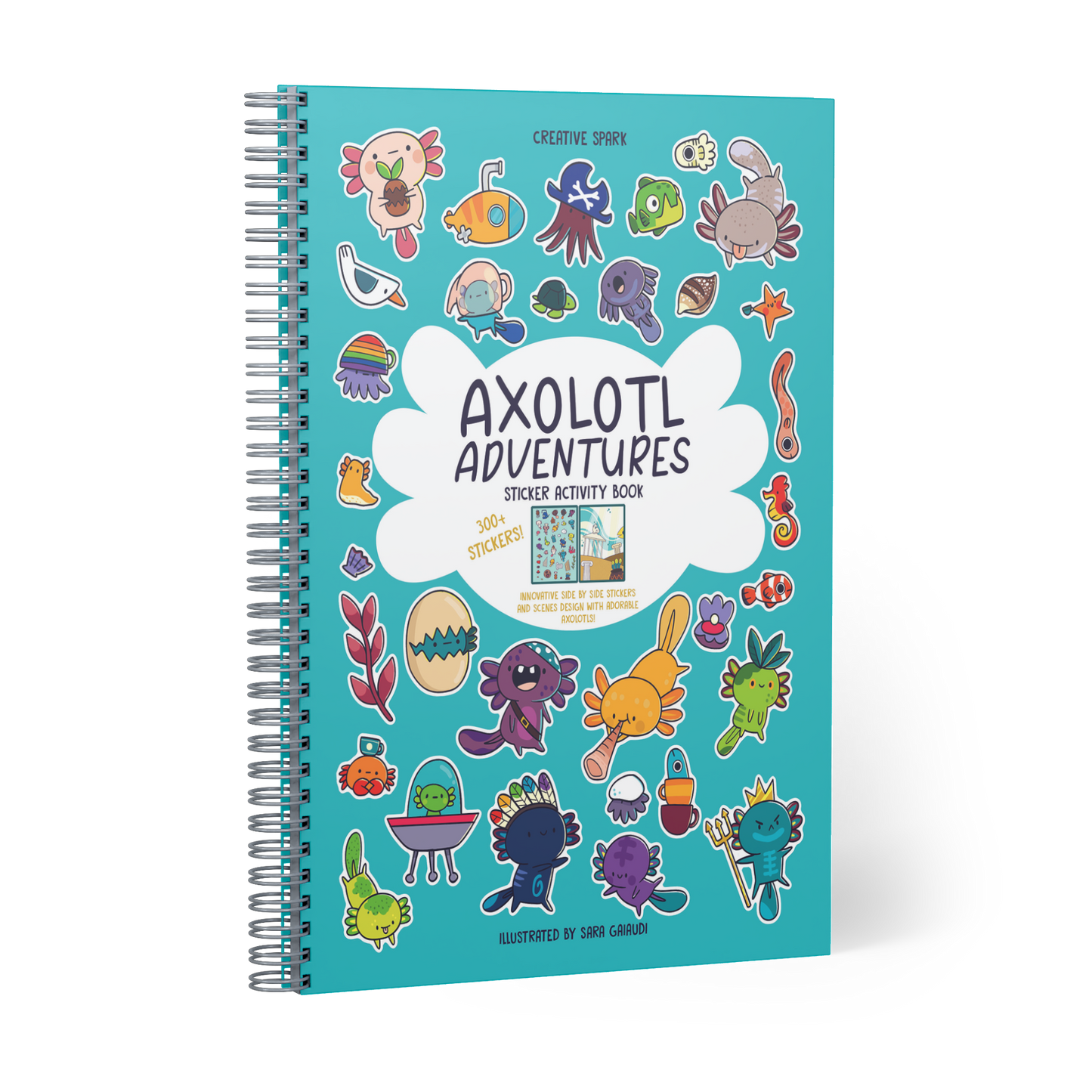 Axolotl Sticker Book