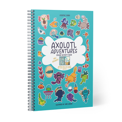 Axolotl Sticker Book