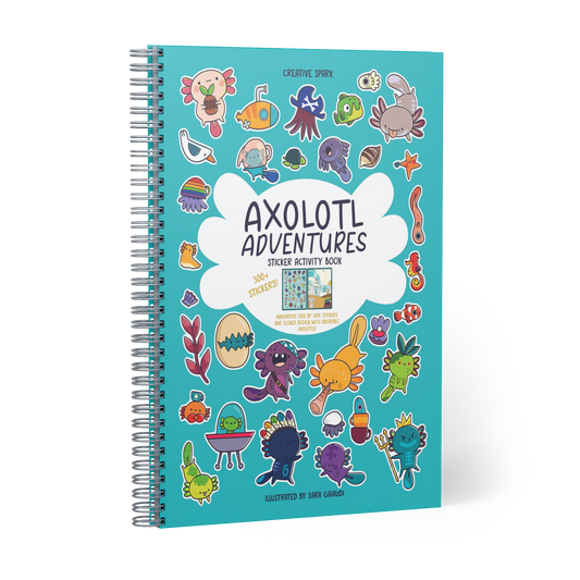 Axolotl Sticker Book