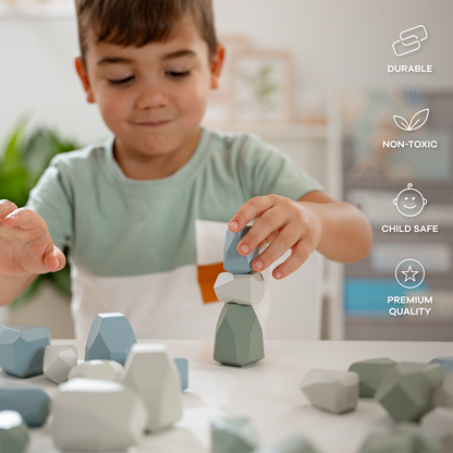 Stacking Blocks for Toddlers, Boy Pack