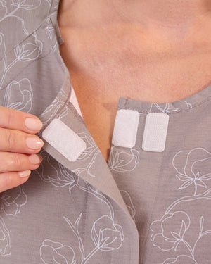 Universal Labor & Delivery Gown | Lilac Bloom | Kindred Bravely - additional view