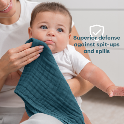 Muslin Burp Cloths - Multi Boy