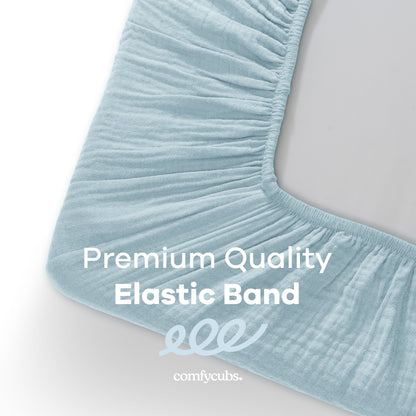 Muslin Fitted Bassinet Crib Sheet