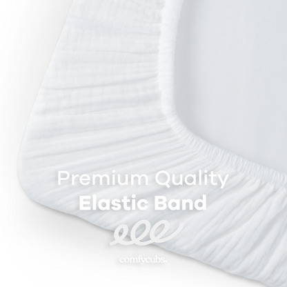 Muslin Fitted Bassinet Crib Sheet