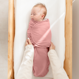 Easy Swaddle Blankets in Blush, Mauve, Mulberry, Pack of 3 | Comfy Cubs - additional view
