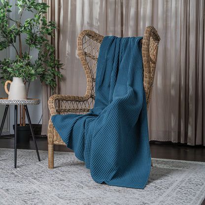 Adult Waffle Blankets in Neptune