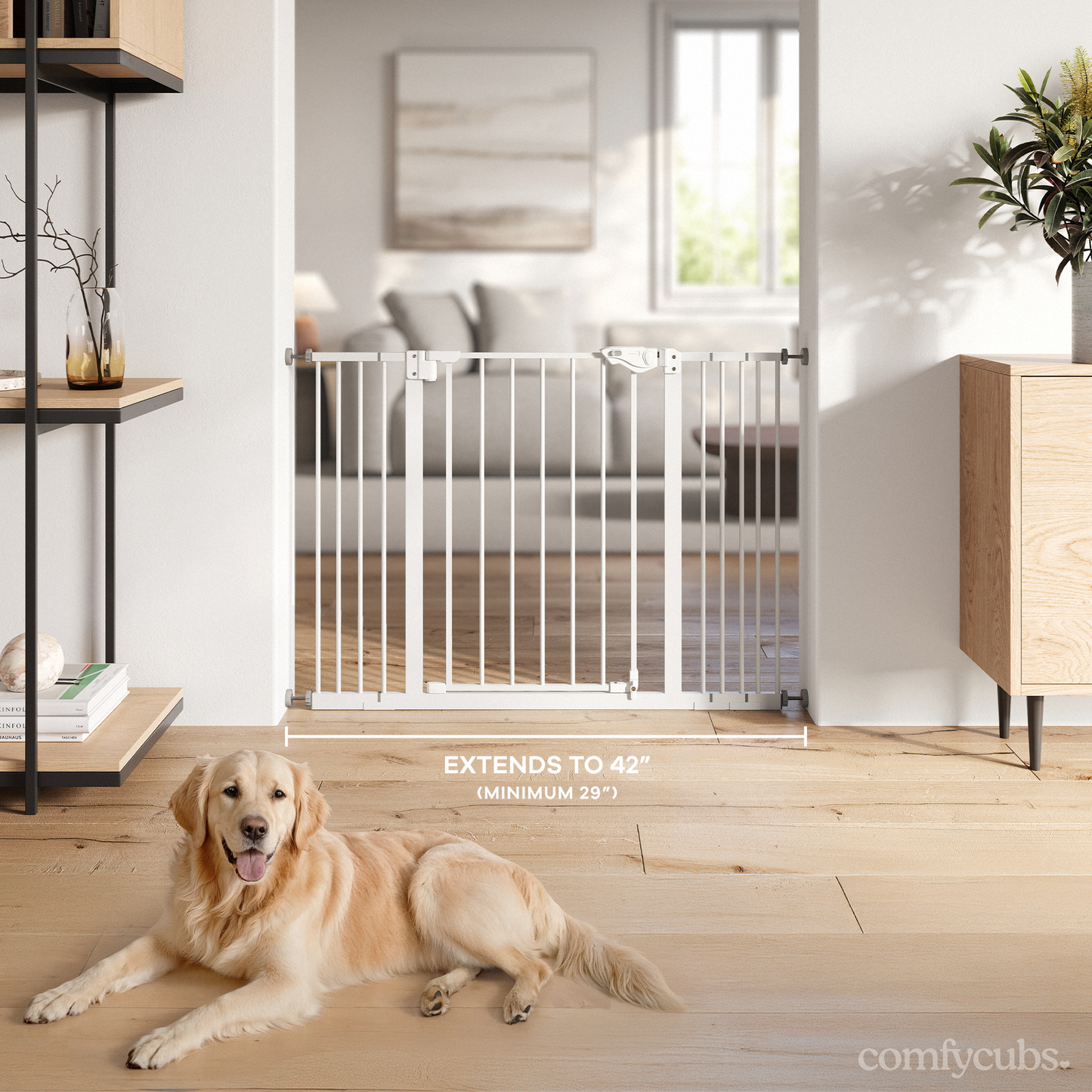 Baby Safety Gate - White