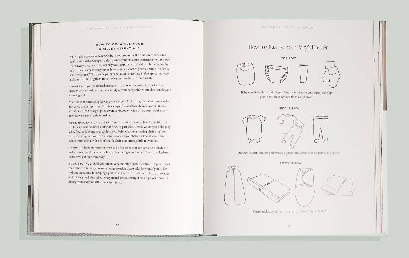 organized home for new parents book