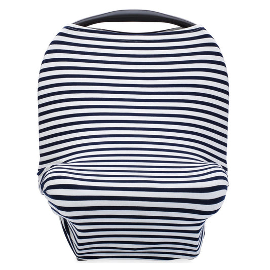 Multi-use Cover, White/Navy Stripes