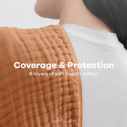 Muslin Burp Cloths - Caramel