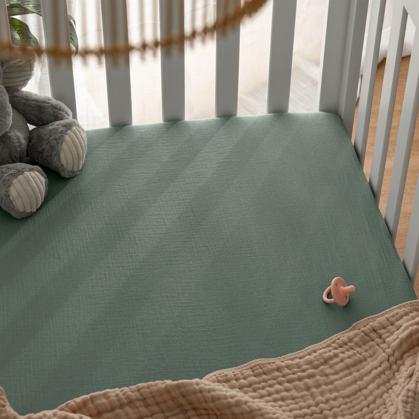 Muslin Fitted Crib Sheet