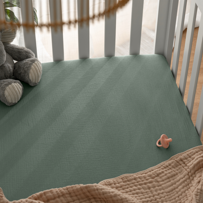 Muslin Fitted Crib Sheet