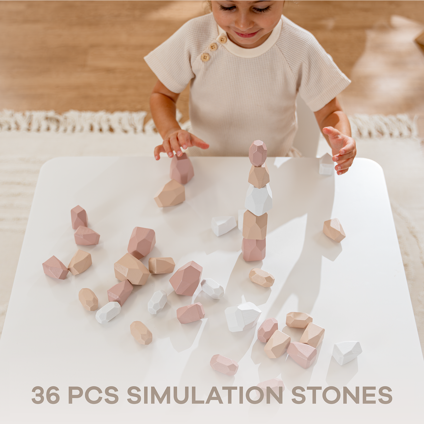Stacking Blocks for Toddlers, Girl Pack
