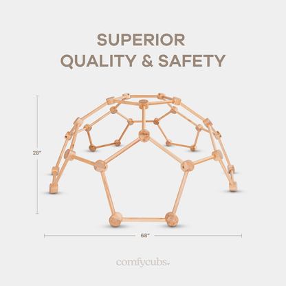 Wooden Climber for Kids (Natural Wood)