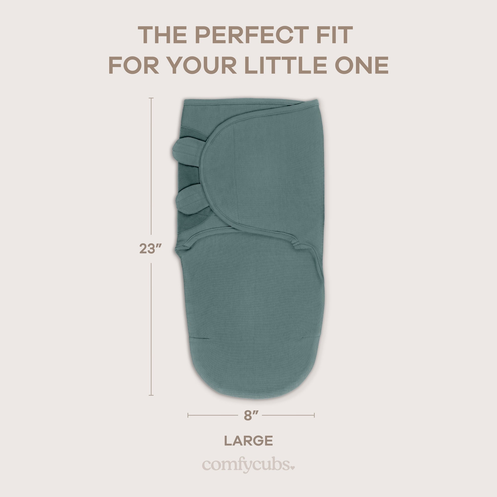 Easy Swaddle Blankets in Stone, Nomadic Blue, Azul, Pack of 3 | Comfy Cubs - additional view
