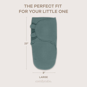 Easy Swaddle Blankets in Stone, Nomadic Blue, Azul, Pack of 3 | Comfy Cubs - additional view