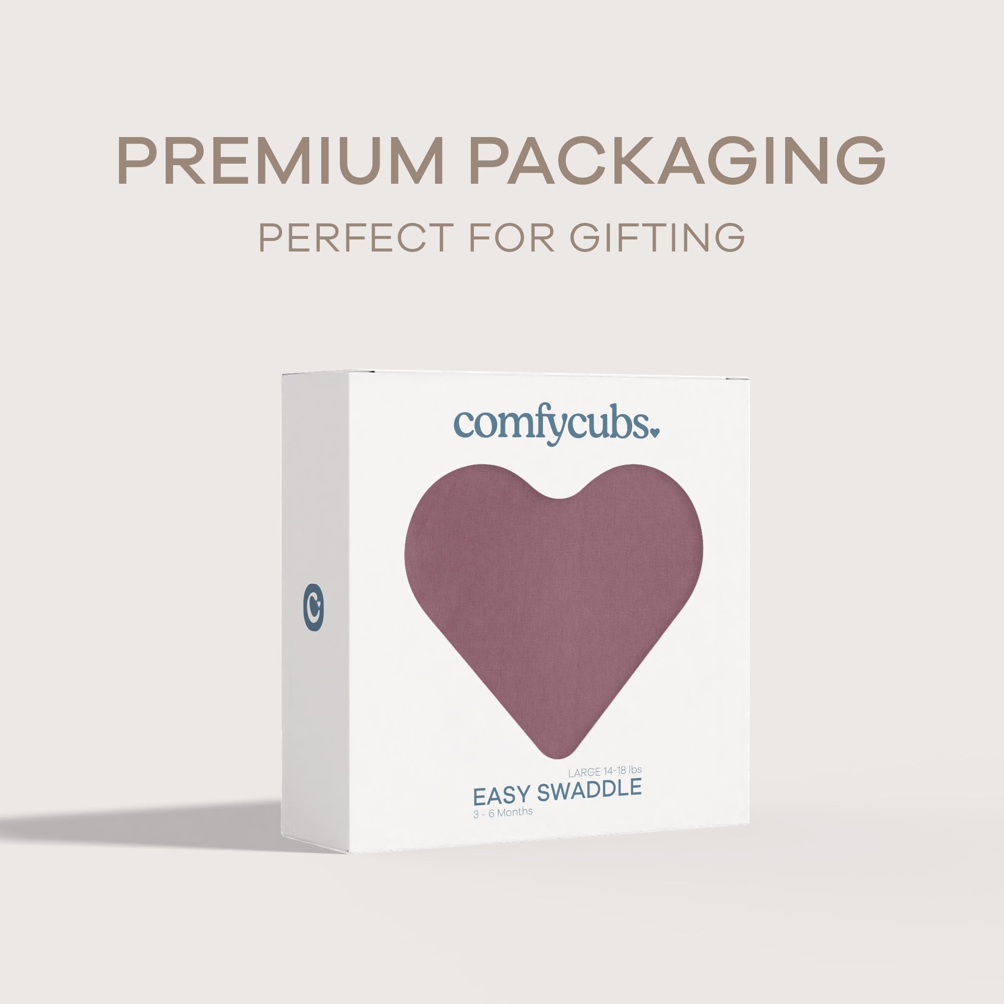 Easy Swaddle Blankets - Mulberry, Pack of 1 | Comfy Cubs - additional view