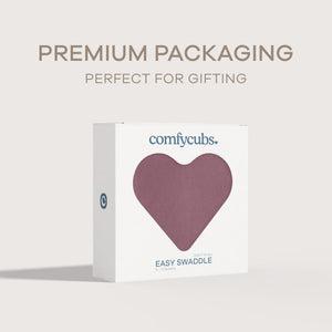 Easy Swaddle Blankets - Mulberry, Pack of 1 | Comfy Cubs - additional view