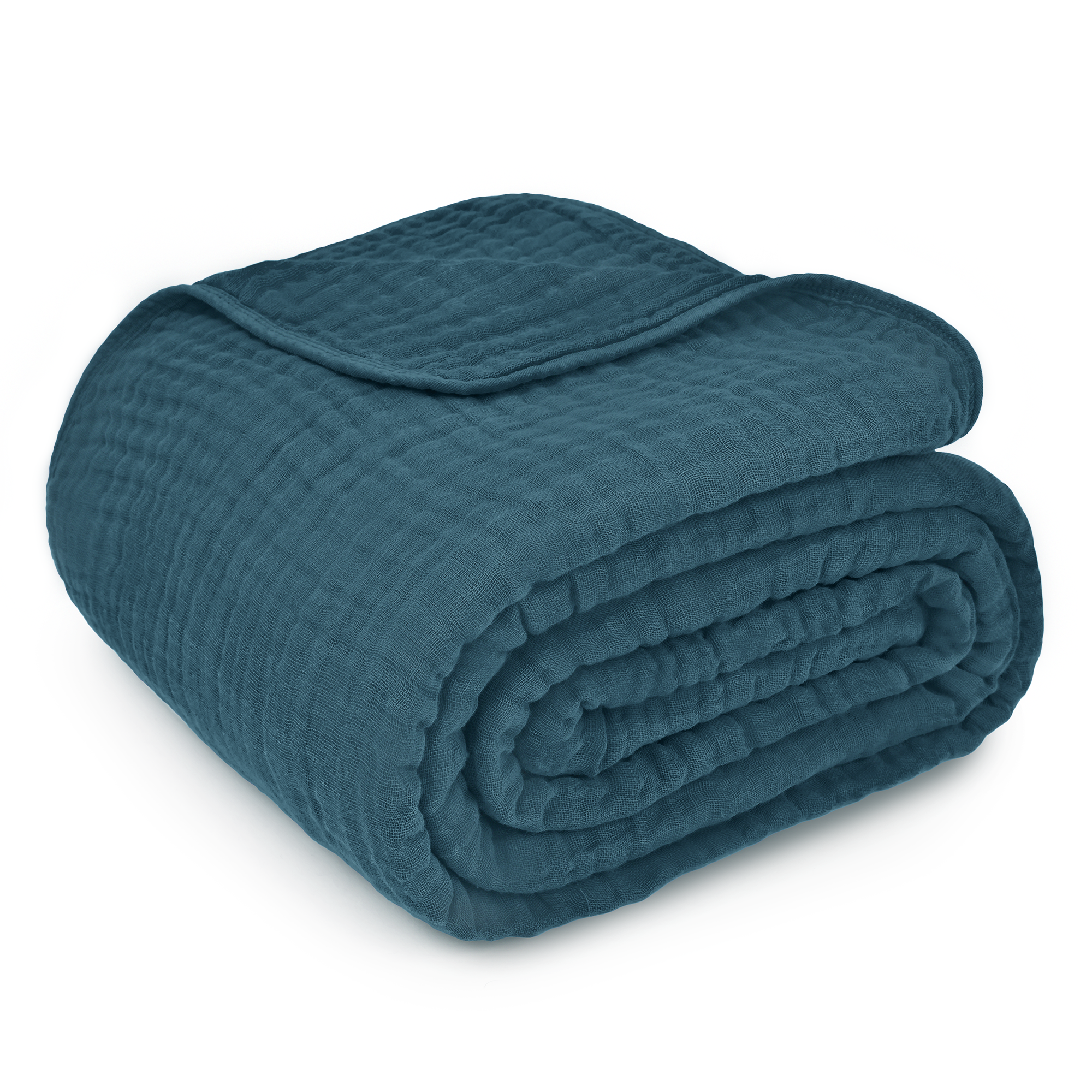 Adult Muslin Blanket in Neptune | Comfy Cubs - additional view