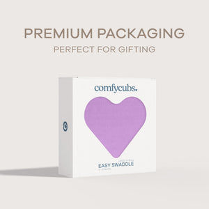 Easy Swaddle Blankets - Purple, Pack of 1 | Comfy Cubs - additional view