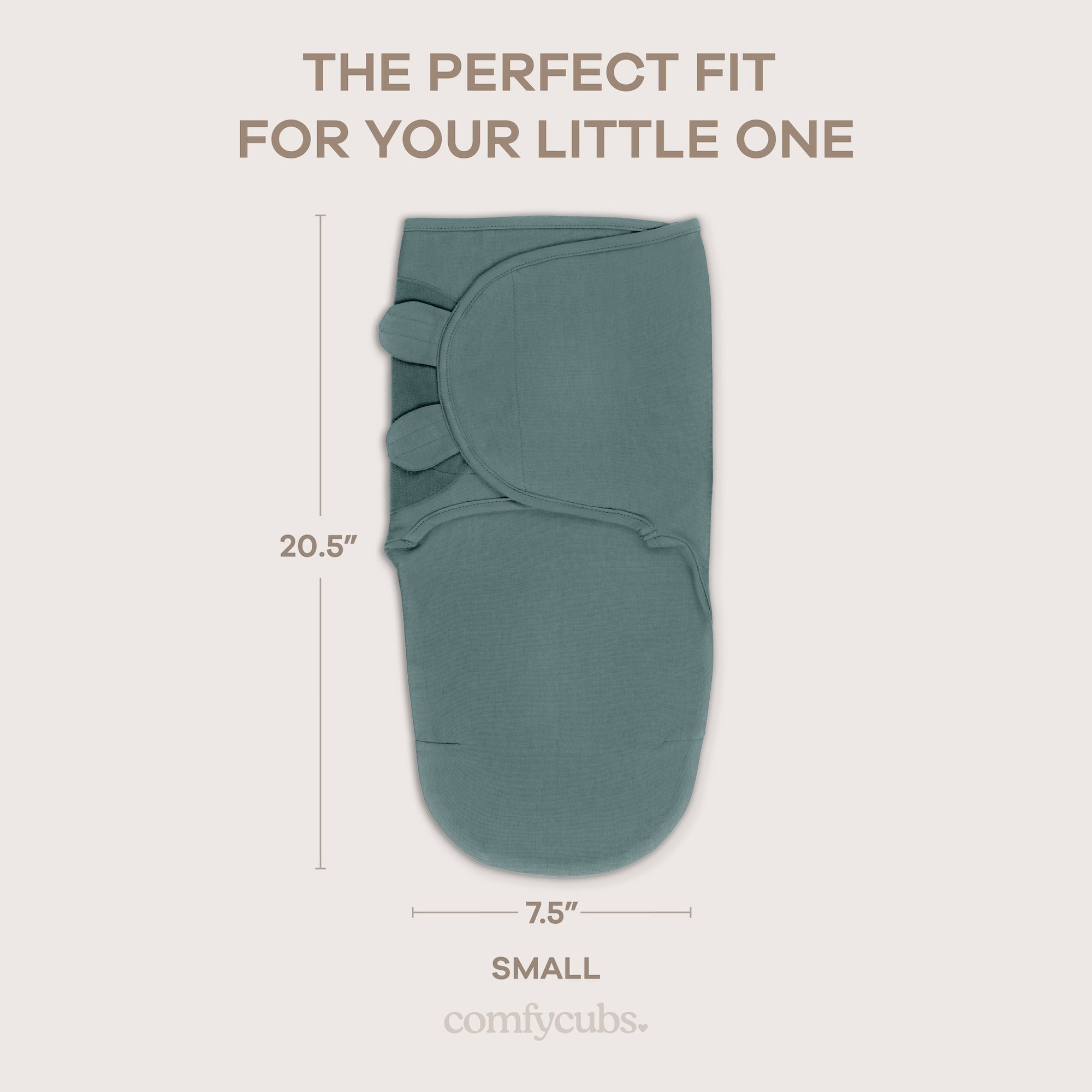 Easy Swaddle Blankets in Stone, Nomadic Blue, Azul, Pack of 3 | Comfy Cubs - additional view