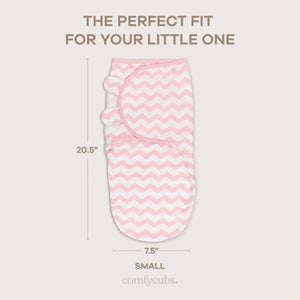 Easy Swaddle Blankets in Pink, Pack of 3 | Comfy Cubs - additional view