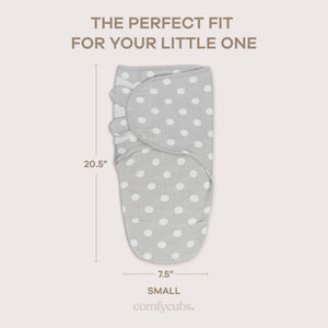 Easy Swaddle Blankets in Grey, Pack of 3 | Comfy Cubs - additional view
