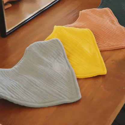 Pebble Muslin Bandana Bibs Set (4-Pack)