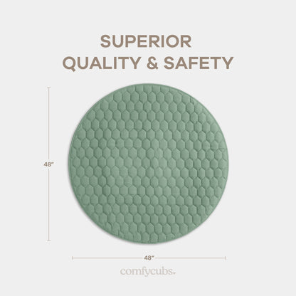 Play Mat with Non-Slip Bottom - Fern