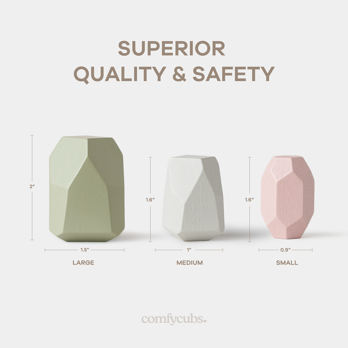 Stacking Blocks for Toddlers, Neutral Pack