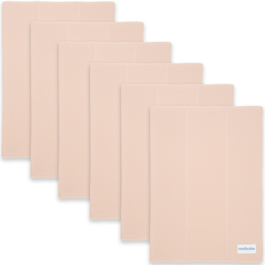 Cotton Burp Cloths  - Blush