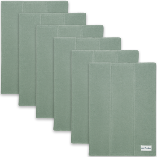 Cotton Burp Cloths - Fern