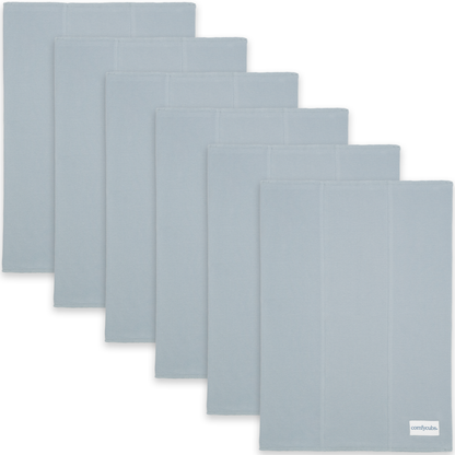 Cotton Burp Cloths - Pacific Blue