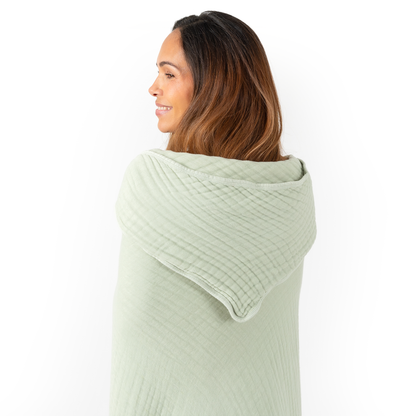 Adult Muslin Hooded Towel