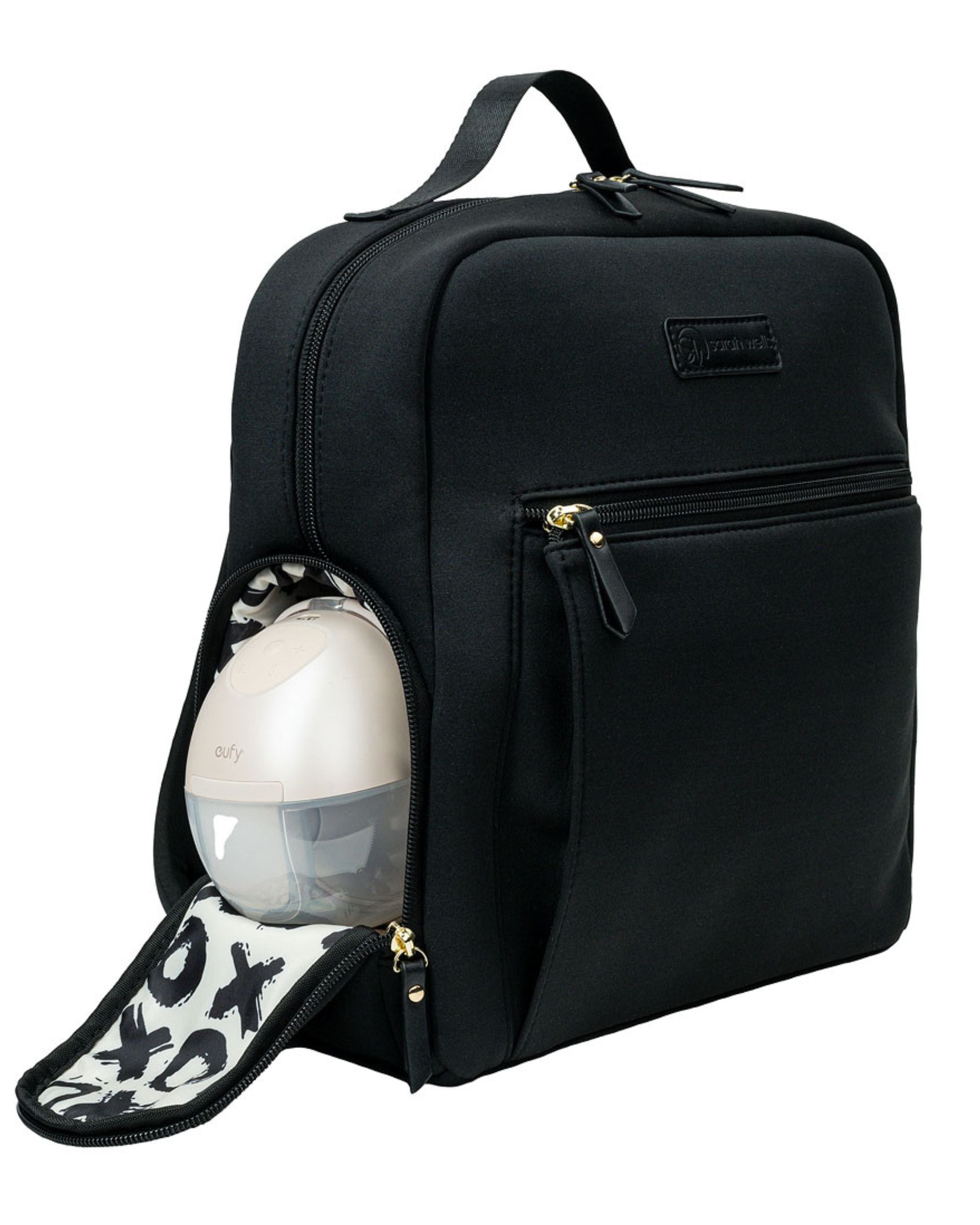 Sarah Wells Fifi Mini Breast Pump Bag – 13" Neoprene Backpack for Wearable Pumps – Insulated, Lightweight, Washable