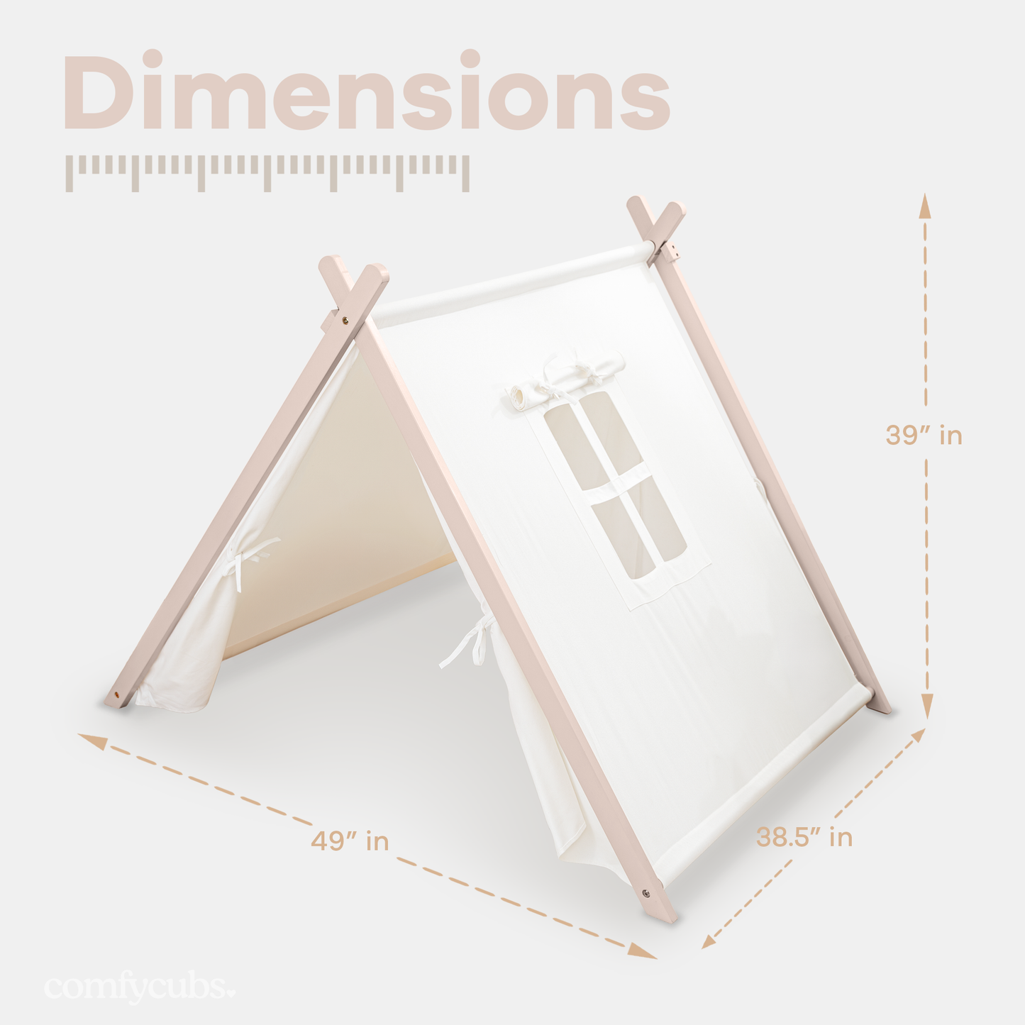 Kids Indoor Play Tent - Blush