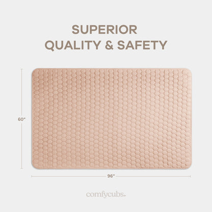 Play Mat with Non-Slip Bottom - Blush