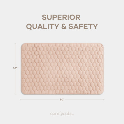 Play Mat with Non-Slip Bottom - Blush