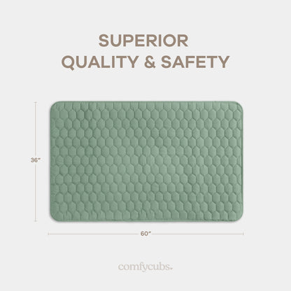 Play Mat with Non-Slip Bottom - Fern