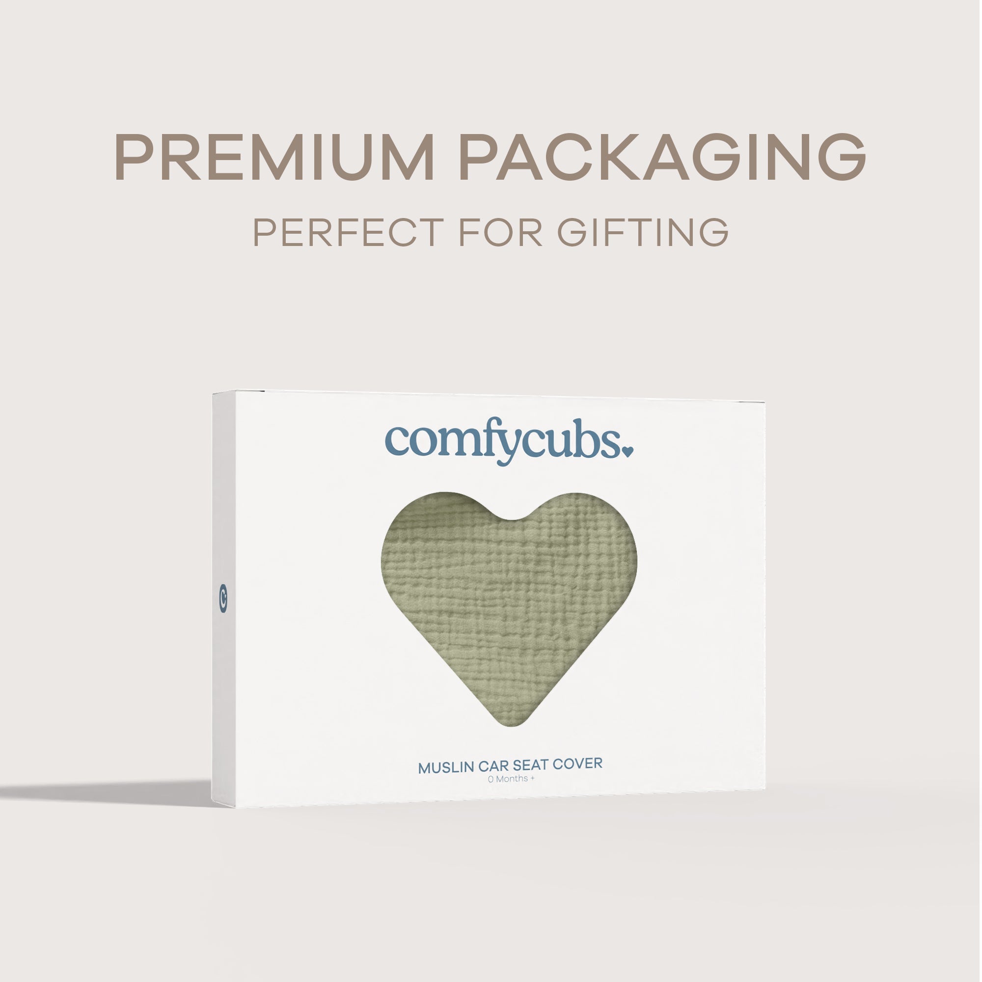 Baby Car Seat Cover in Sage | Comfy Cubs - additional view